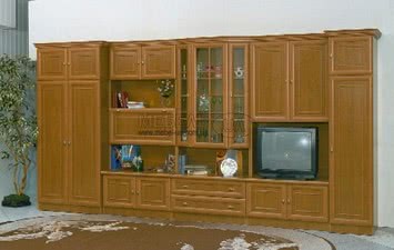 Cтенка в гостинную Виктория Нова ольха (номер 477)